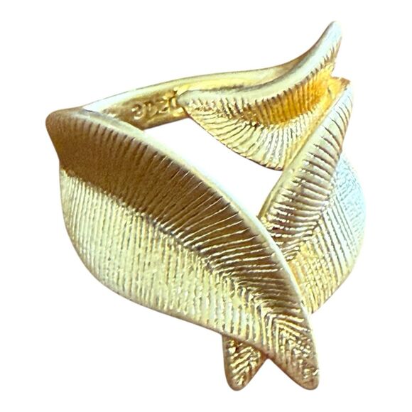 Kate Spade Palmer Ring Size 5 Gold Tone KS Storage Pouch Included